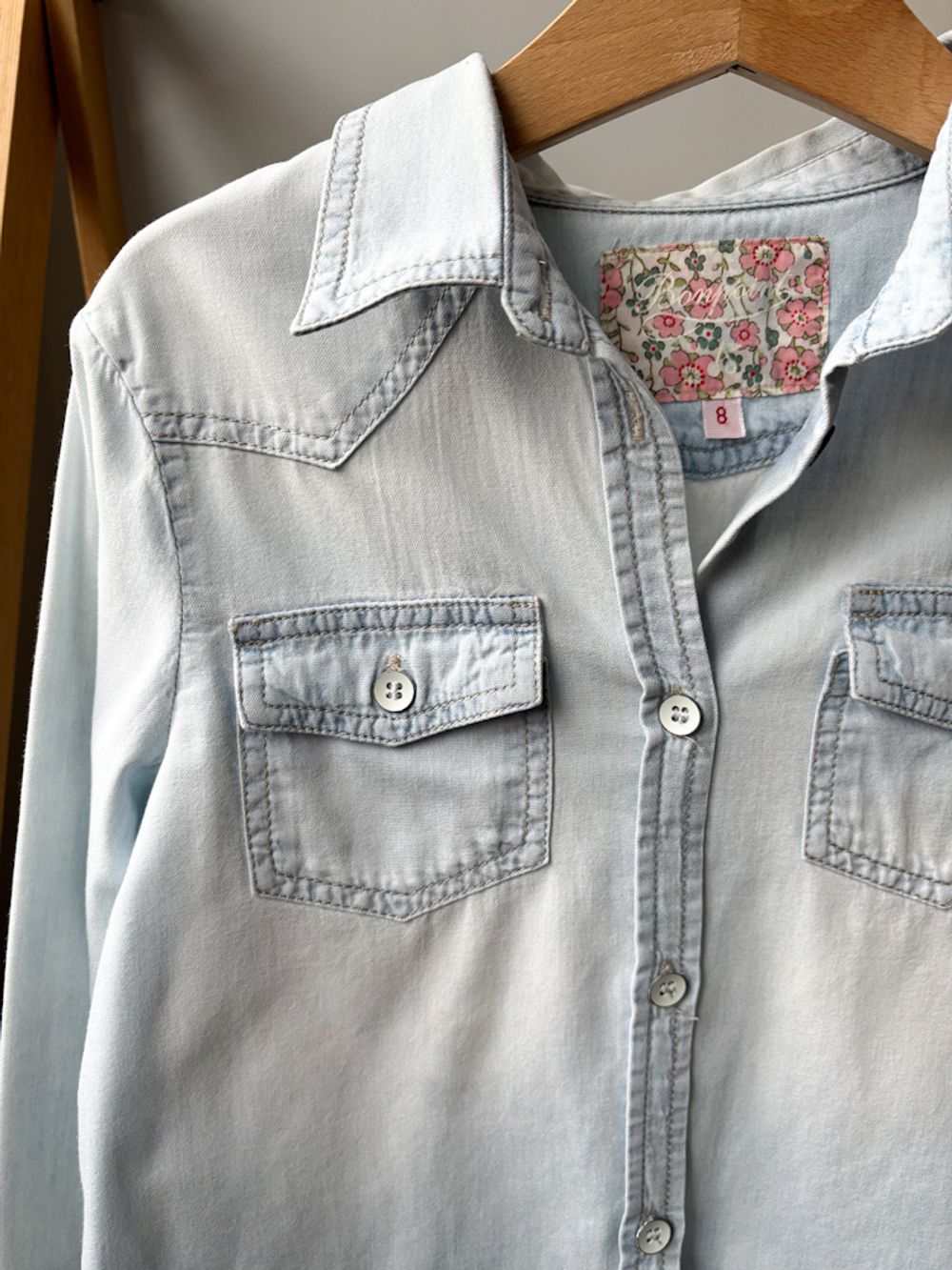 Хлопковая рубашка Bonpoint, 128