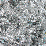 Конфетти дробленые Серебро, Металлик, 20 г.