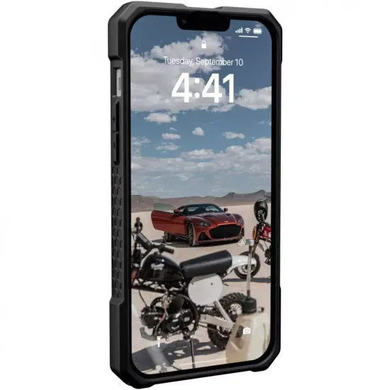 Чехол с поддержкой MAGSAFE Uag Monarch Pro для iPhone 14 Plus 6.7", цвет чёрный (Kevlar-Black)