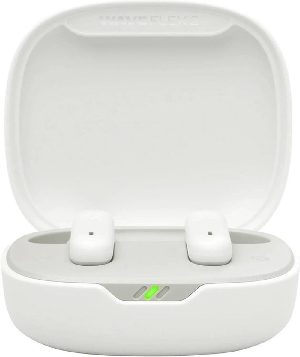 Наушники JBL Wave Flex 2, Bluetooth, вкладыши, белый [jblwflex2wht]