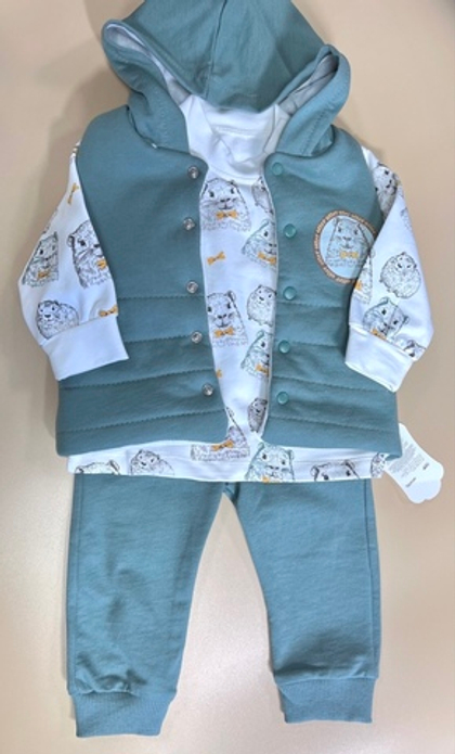 Костюм тройка с утепленным жилетом