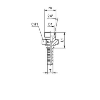 Фитинг DN 08 DKO-S (Ш) 18x1.5 10