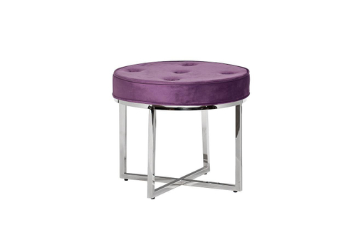 Банкетка Garda Decor мягкая сиреневая