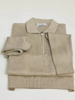 Лонгслив мужской,Поло с длинным рукавом