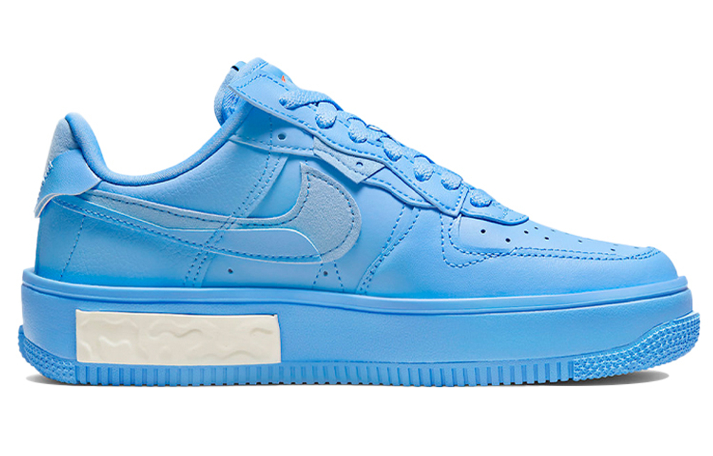 Nike Air Force 1 Low fontanka "university blue" deconstructed non-slip lightweight low-top sneakers women's blue