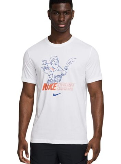 Теннисная футболка Nike Court Dri Fit - White