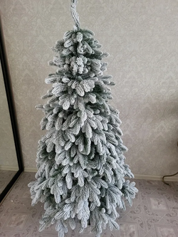 Ель Искусственная Царь елка Афродита флок 180 см