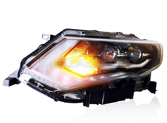 Передние фары Ниссан Х-трейл Т32 2018-2020 V7 type [Комплект Л+П; Светодиодные ходовые огни; FULL LED; электрокорректор]