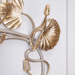 Вешалка настенная «Нимфея» (с 5-ю крючками) Айвори