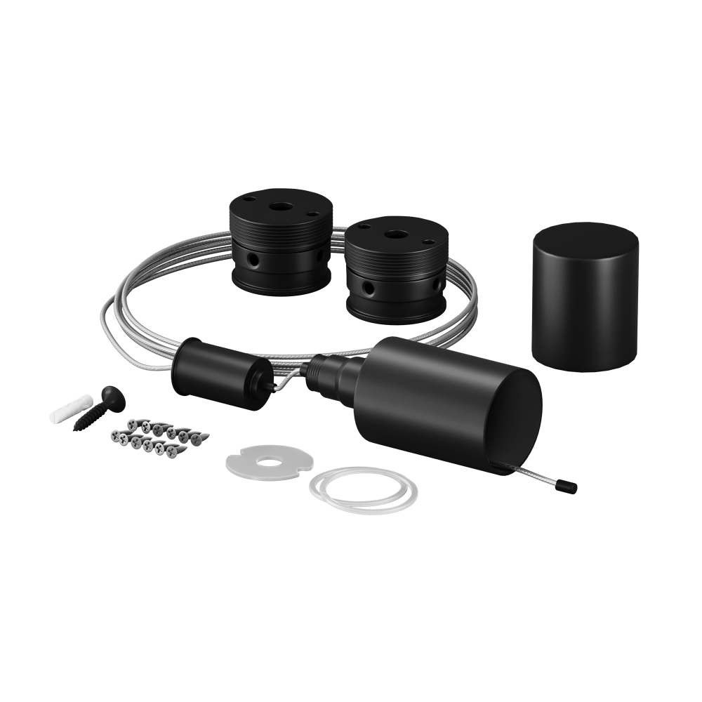 Набор для вертикального подвесного монтажа Maytoni Nemo D18 черный 201149