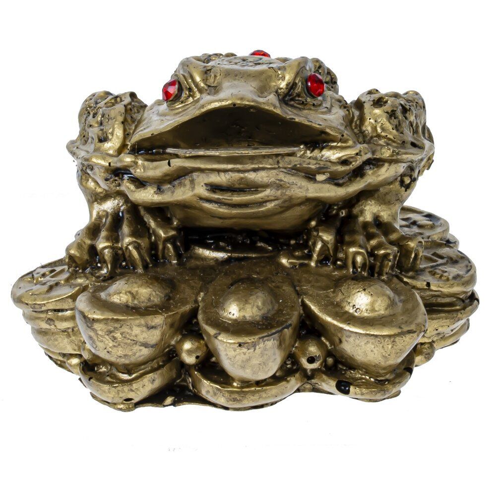 GAEM Фигурка декоративная "Лягушка денежная", L8 W7 H4,5 см