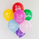 Шар (12''/30 см) Ура, Выпускной!, Ассорти, пастель, 2 ст, 25 шт.