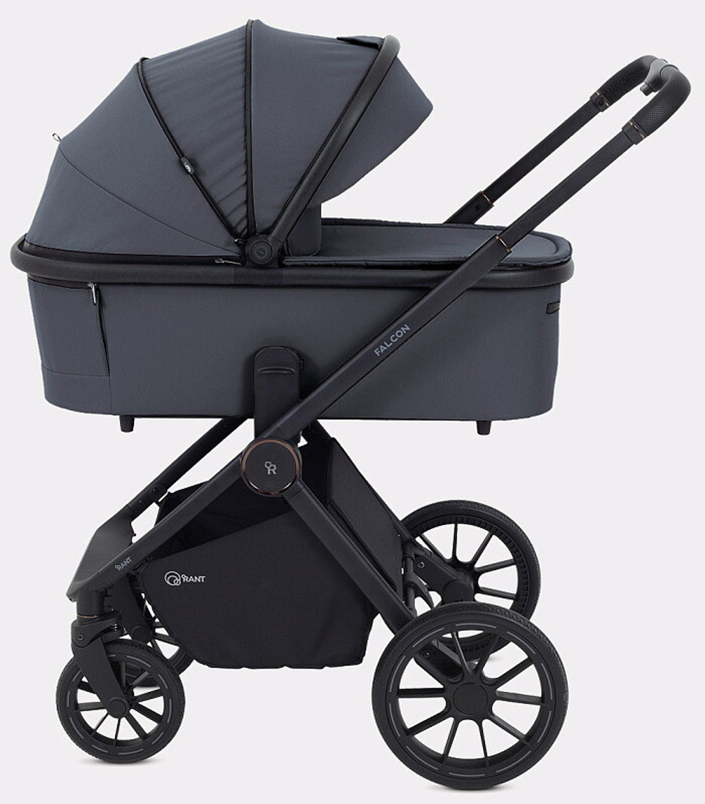 Детская коляска Rant Falcon Neo 3 в 1 с автокреслом Evomax Grey Graphite