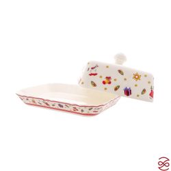 Маслёнка с крышкой Repast Red toys 17*12*2.6 см крышка 13.8*8.8*7.4 см