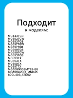 Крышка рассекателя для плиты (75мм) Midea 12971100001429