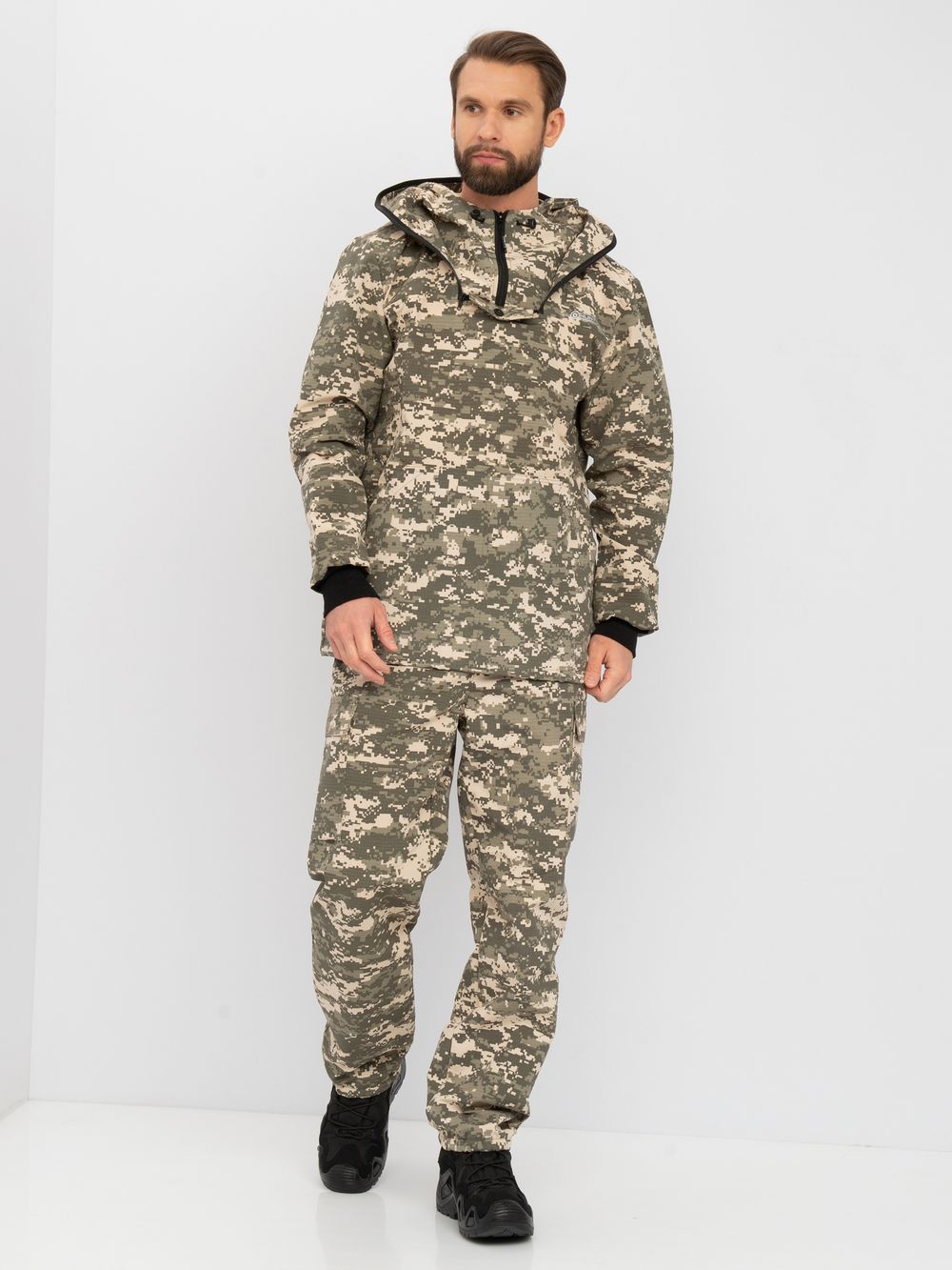 Костюм летний Антигнус-Эконом ткань Смесовая Рип-Стоп цвет 128/2 (светлый пиксель)