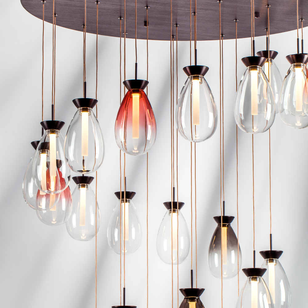 805289 Люстра COLORE LED 28х4W 5600LM КОФЕЙНЫЙ/МУЛЬТИКОЛОР 3000K