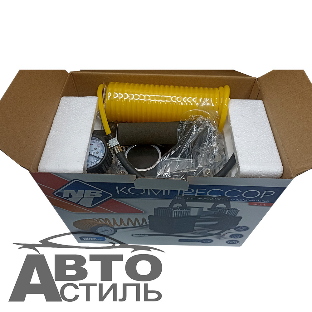 Компрессор Nova Bright 12V,АК-85 2хпоршневой 44278 в сумке
