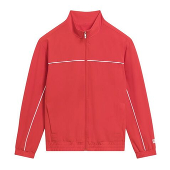 Кофта для мальчика теннисная Wilson Youth Team Woven - infrared
