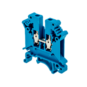Клемма винтовая проходная, 4 мм2, синяя MTU-4BL арт.: 54692