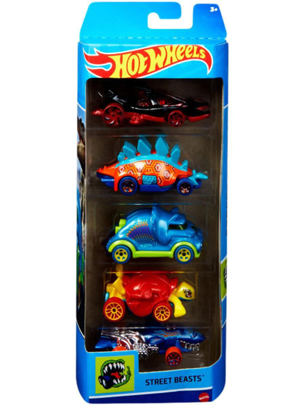 Hot Wheels HLY77 — набор из 10 машинок, масштаб 1:64