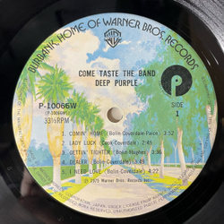Винтажная виниловая пластинка LP Deep Purple Come Taste The Band (Япония 1975) (Без Оби)