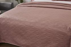 Покрывало 230х250 и 2 наволочки 50х70 Sofi De MarkO Джозефина темно-розовое