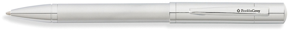 Шариковая ручка серебристая в подарочной коробке FranklinCovey Greenwich FC0022-1