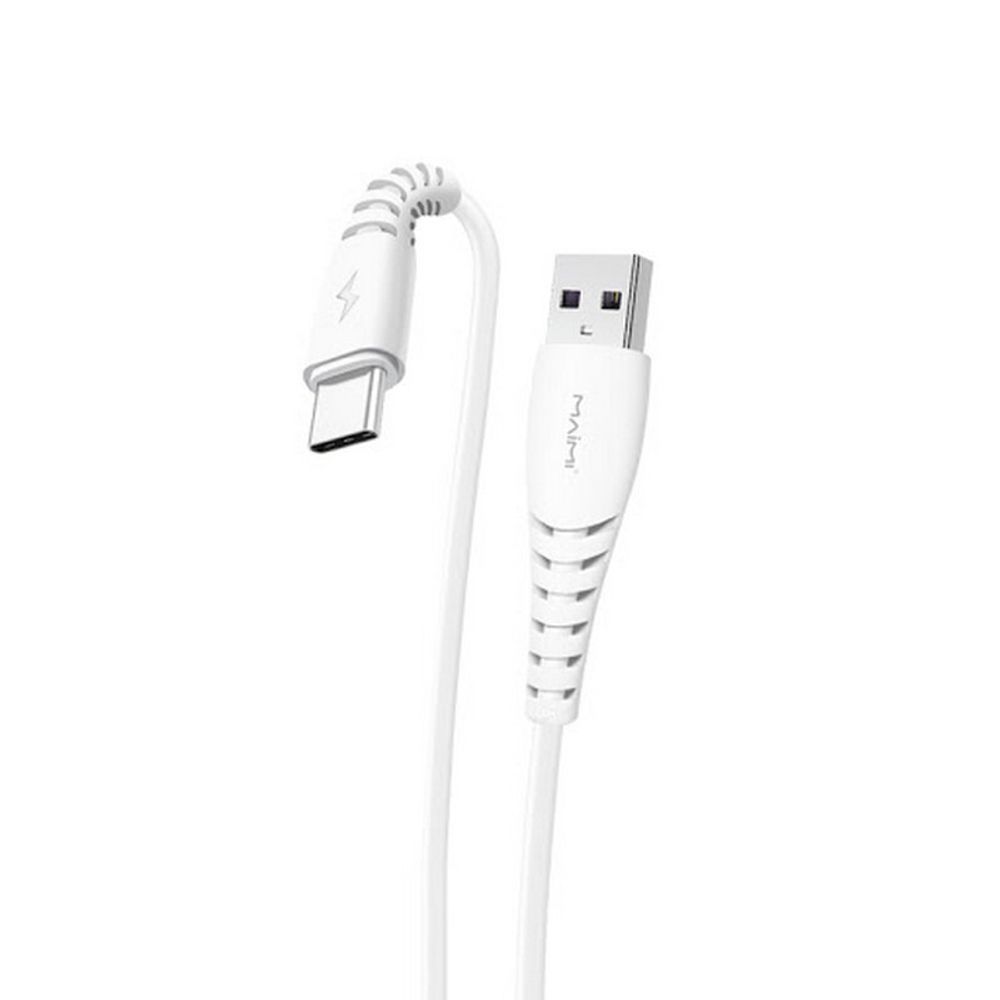 Кабель USB - TypeC MAIMI X39 6A (белый) 1м