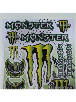 Набор наклеек мото