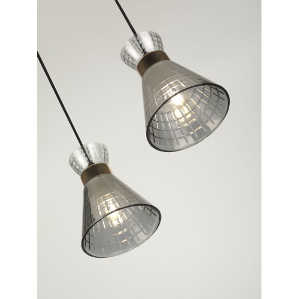 Светильник подвесной (подвес) Rivoli   9187-302 2хЕ27 60 Вт модерн