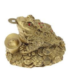 GAEM Фигурка декоративная "Лягушка денежная", L10,5 W9 H7,5 см