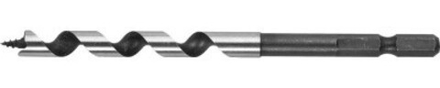 Сверло ЗУБР по дереву, спираль Левиса, шестигранный хвостовик 1/4", 6х120мм