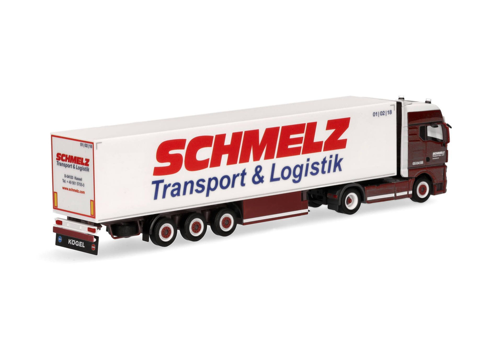 Грузовик MAN TGX GX пп фургон "Schmelz Kassel" (Гессен/Кассель)