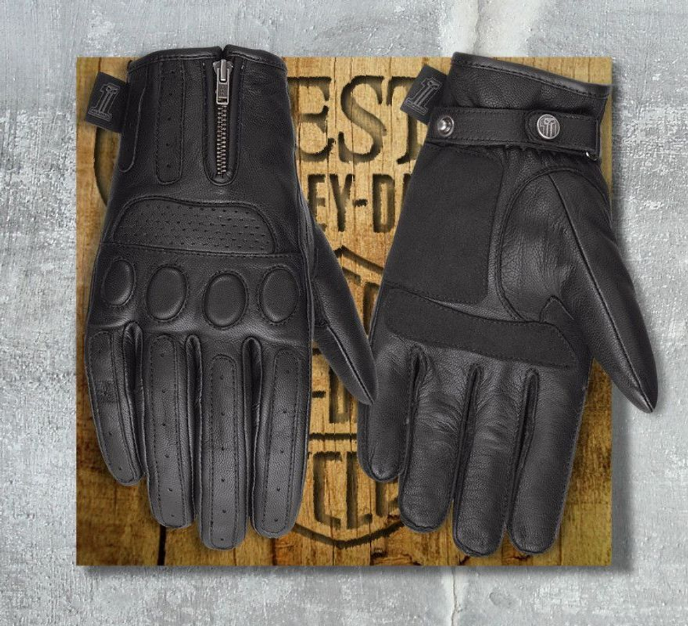 Перчатки #1 Skull Harley-Davidson