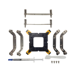 Кулер для CPU BaseTech 903SCR, 1х92мм, 700-2400rpm, 4-pin, Al+Cu, серебристый-черный-белый/FRGB, 44CFM, 23дБ, 3-PIPE(прямой контакт), TDP 130Вт, INTEL 1700/1200/115x/2011, AMD AM5/AM4/AM3(+)/AM2(+)/FM2(+) (BT-903SCR)