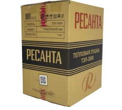 Электрическая тепловая пушка РЕСАНТА ТЭП-3000