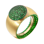 Кольцо с Цаворитами, Эмаль, R0178-70/3