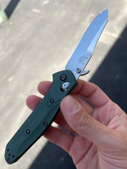 Сьемный титановый вейв для складных ножей (Сатин)