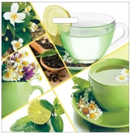 Пакеты с вырубной ручкой "Свежесть" 45х45+3 см 65 мкм (50/400шт)