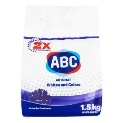 Порошок для стирки белья ABC Лаванда 1.5KG