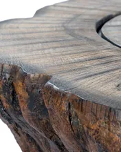 Стол-камин газовый Wood Trunk, Ø88 см, Сlifton