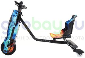 Электро Дрифт-карт IKINGI Drift Cart P2 250W (36V/4.4Ah) - Огонь и Лёд фото №5