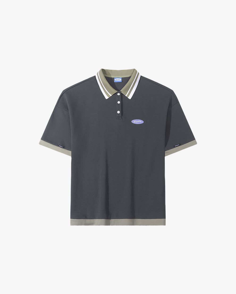 Поло Ymkashix серое