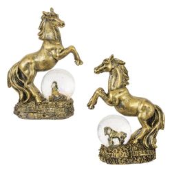 GAEM Фигурка декор в стекл шаре "Лошадь", L10 W5 H14 см, 2в.
