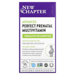 New Chapter, Perfect Prenatal, мультивитаминный комплекс, 96 вегетарианских таблеток