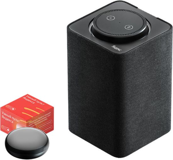 Умный пульт ДУ Яндекс, черный