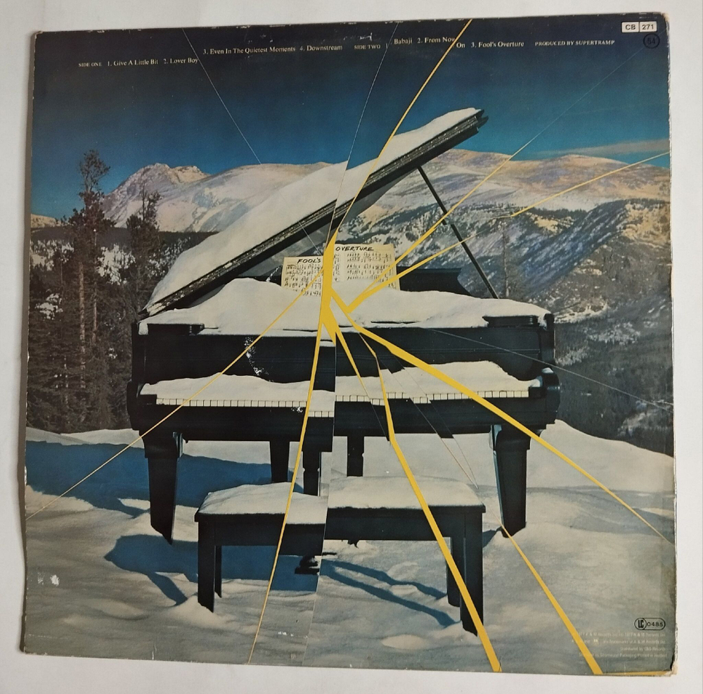 Винтажная виниловая пластинка LP Supertramp Even In The Quietest Moments (Holland 1977)