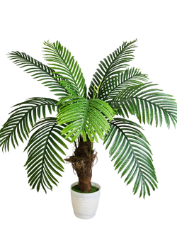 Пальма искусственная финиковая 130см в кашпо