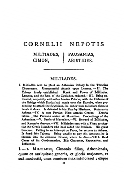 The Lives of Miltiades, Cimon, Pausanias, Aristides | Cornelius Nepos